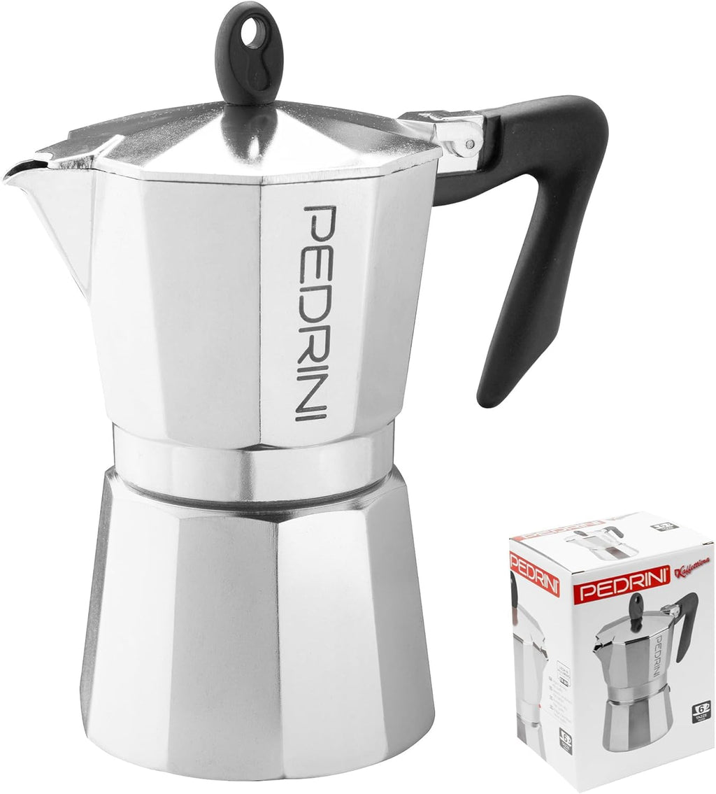 Pedrini Aluminium Moka Pot